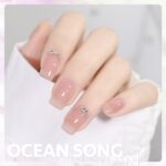 Sheer Rose Pink Jelly Gel Nail Polish 16ml UV Cure Ocean Song