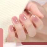 Jelly Nude Pink Brown Gel Nail Polish Set 6 Sheer Colors Kit