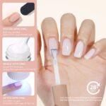Milky White Gel Nail Polish Nude 16ml Soak Off UV Cure 1482