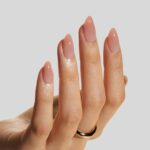 Soft Gel Nude Almond Press On Nails Short Barely Nude 32PCS