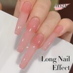 Sheer Milky Pink Gel Nail Polish Translucent Jelly 15ml