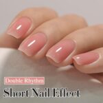 Sheer Milky Pink Gel Nail Polish Translucent Jelly 15ml