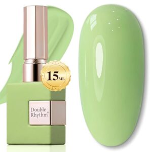 Sheer Green Gel Nail Polish Soak Off 15ml DIY Salon
