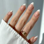 Glamnetic Semi Transparent French Tip Press On Nails 24PCS