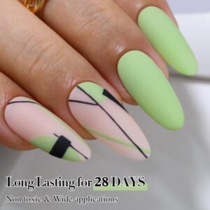Sheer Green Gel Nail Polish Soak Off 15ml DIY Salon