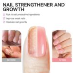 Pink Nail Strengthener 6 in 1 Hardener Growth Repair Protein