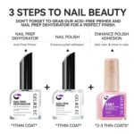 Pink Nail Strengthener 6 in 1 Hardener Growth Repair Protein