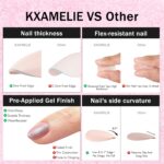 Cat Eye Pastel Green Press On Nails Short Oval 30 Pcs Chrome