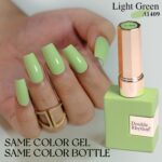 Sheer Green Gel Nail Polish Soak Off 15ml DIY Salon