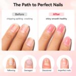 Sheer Pink Nail Concealer Base Coat 4 in 1 Brightening 15ml