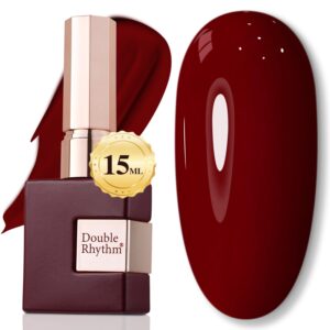 Burgundy Sheer Gel Nail Polish Soak Off 15ml Salon DIY A1129