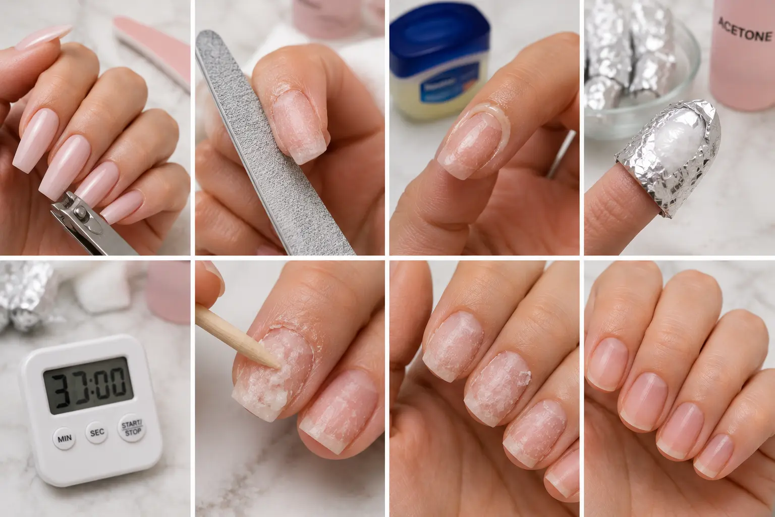 How to Remove Acrylic Nails Without Damage at Home