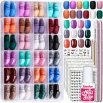 Short Round Press On Nails 576 Pcs 24 Pack Matte Glossy Kit