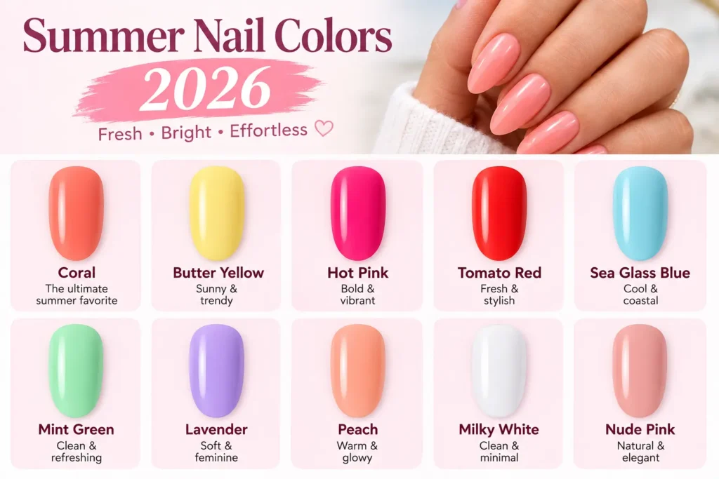 Summer Nail Colors 2026 – What is Actually Worth Wearing