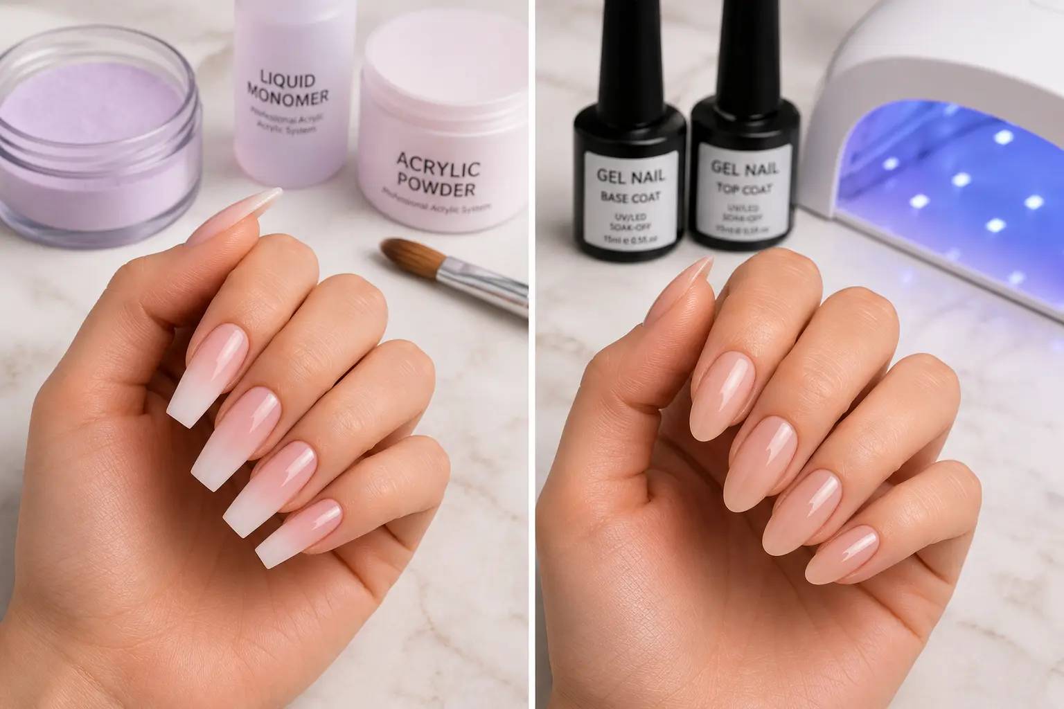 Acrylic Nails vs Gel Nails: Which One Actually Lasts Longer?