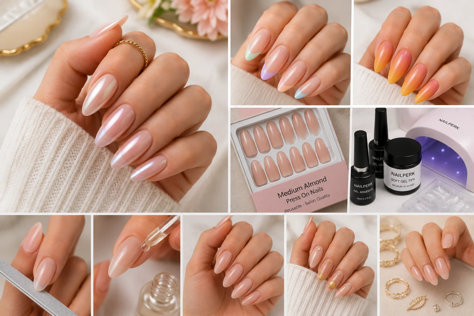 Best Medium Almond Nails: Guide to Trending Shaped Looks