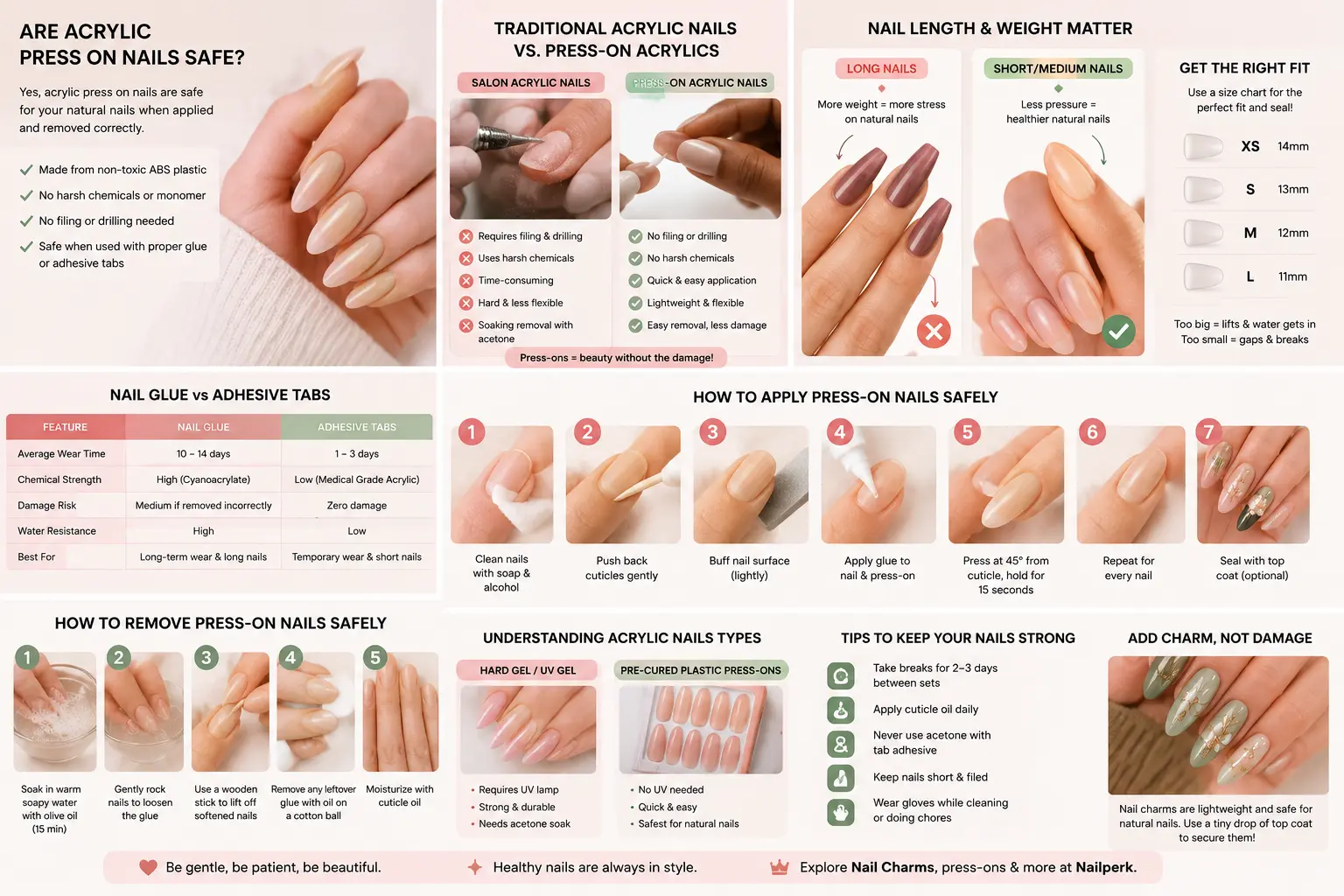 Are Acrylic Press On Nails Safe for Your Natural Nails?
