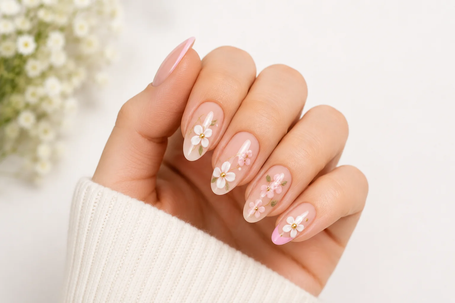 Spring Press On Nails – Best Floral Designs Right Now