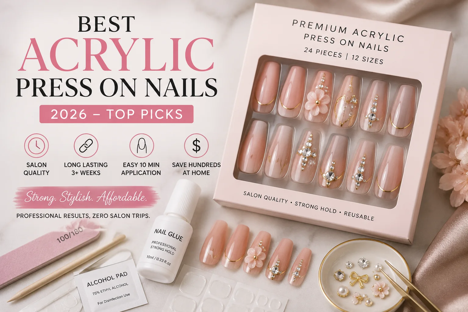 Best Acrylic Press On Nails 2026 – Top Picks